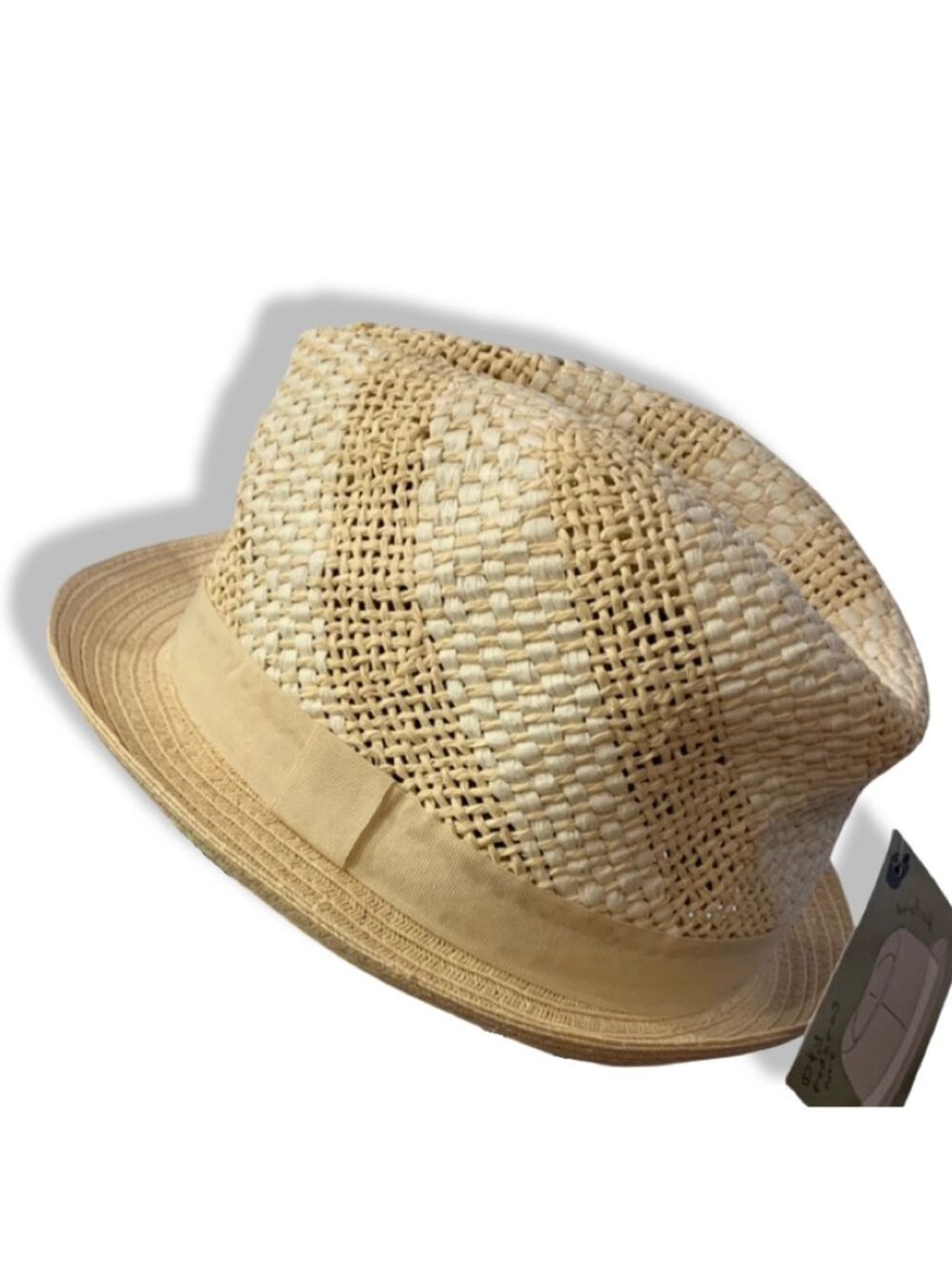 New D&Y Hand Block Crafted Beige Fedora